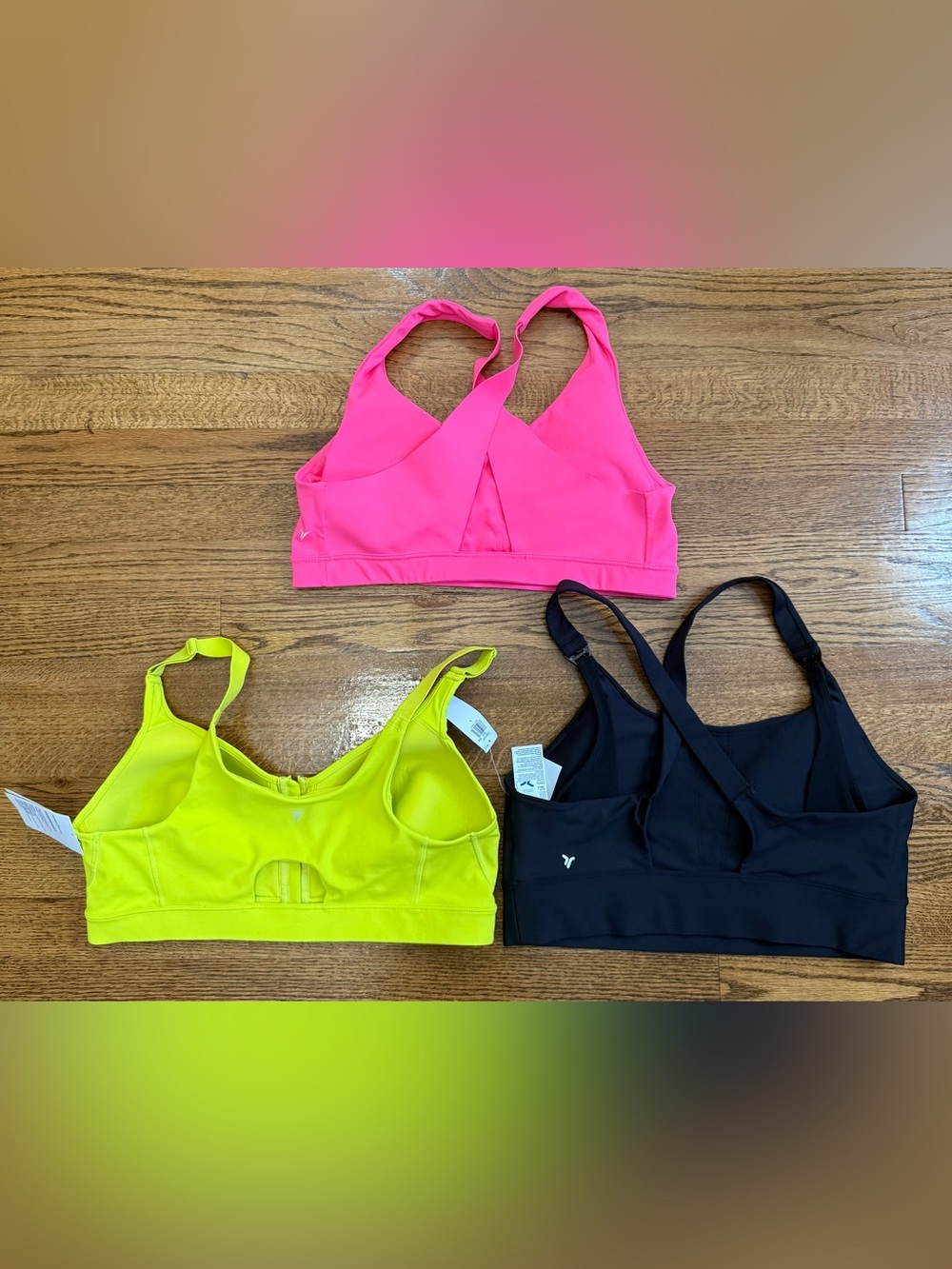 3 NWT Old Navy Sports Bras - Picture 2 of 7